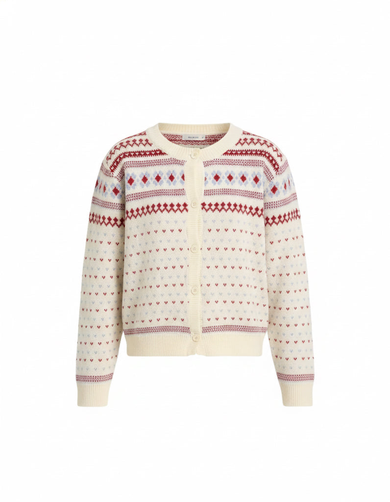 Rosie Fair Isle Knit Cardigan