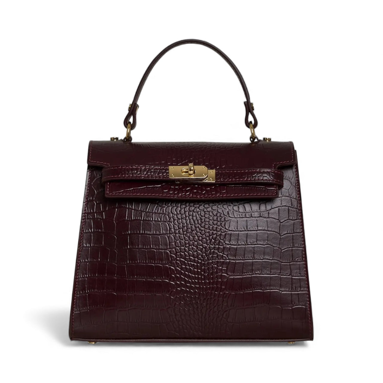 Zaira Limited Edition Bag in Boedeaux Coco Leather